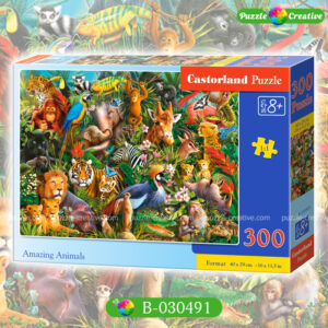 Пазлы Castorland 300 элементов купить Удивительные животные B-030491