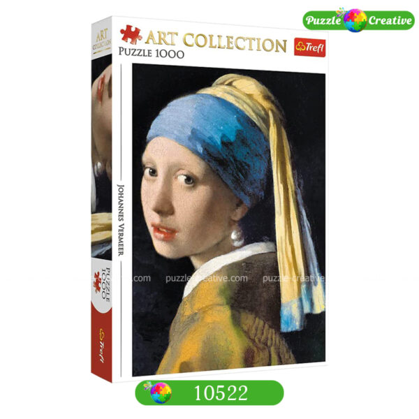 Пазлы 1000 деталей Trefl, Girl with a pearl earring, 10522 Johannes Vermeer