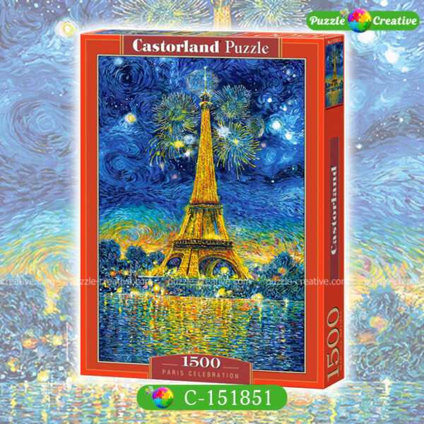 Пазлы Castorland C-151851 купить 1500 элементов Праздник в Париже