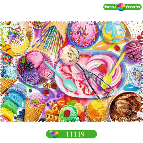 Пазлы Сладкое мороженое Crazy shapes Трефл 11119 купить 600 элементов