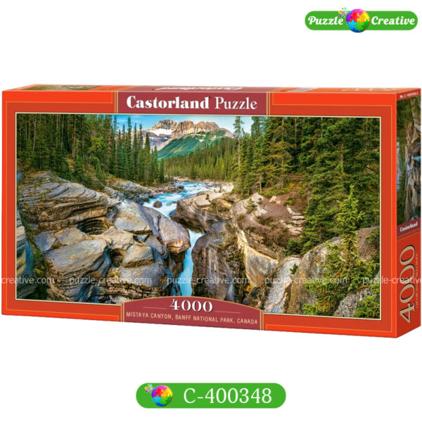 C-400348 пазлы для взрослых 4000 Castorland Mistaya Canyon, Banff National Park, Канада