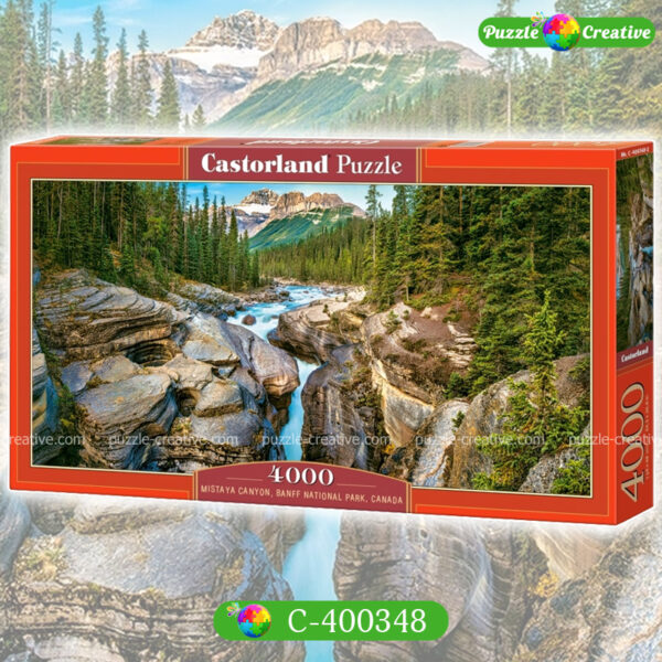 Пазлы C-400348 Castorland 4000 элементов Каньон Mistaya, национальный парк Banff, Канада