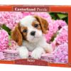B-52233 Castorland Puzzle Pup in Pink Flowers
