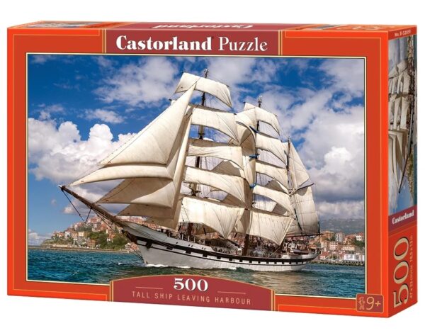 B-52851 Castorland Puzzle Tall Ship Leaving Harbour