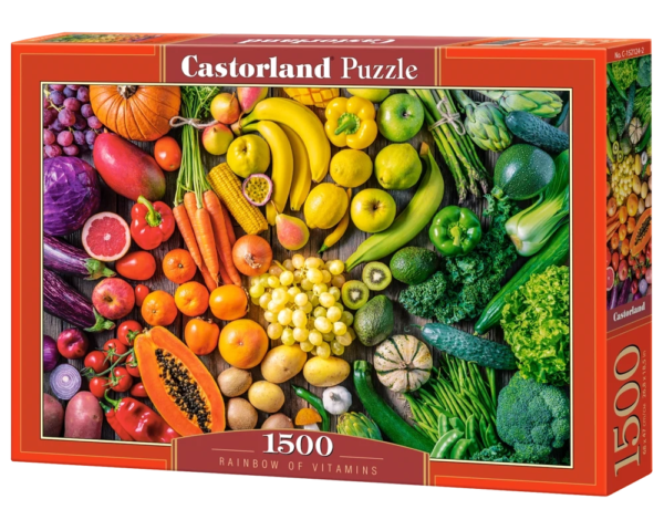 C-152124 Castorland Puzzle, Rainbow of Vitamins