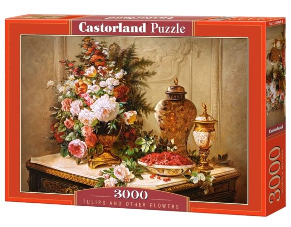 C-300488 Castorland пазл Tulips and other Flowers