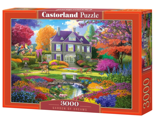C-300655 Castorland, Garden of Dreams, Пазлы для взрослых 3000 элементов, EAN: 5904438300655