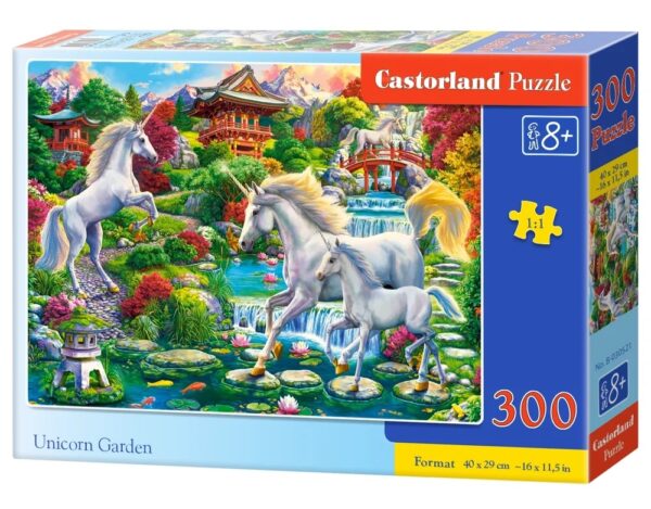 B-030521 Castorland Puzzle, Unicorn Garden