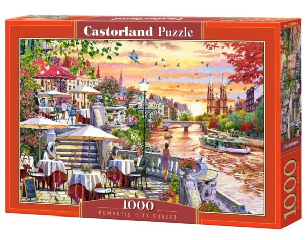 C-104956 Castorland Puzzle, Romantic City Sunset