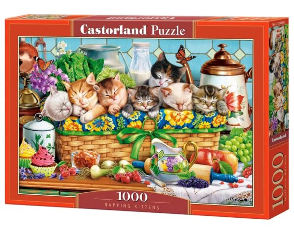 C-105069 Castorland Puzzle, Napping Kittens