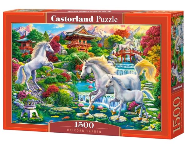 C-152117 Castorland Puzzle, Unicorn Garden