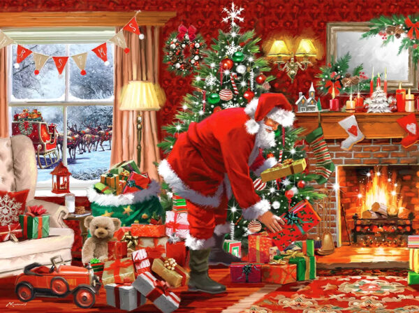 Пазлы для детей 300 элементов, Касторленд B-030538, Подарки Санта-Клауса