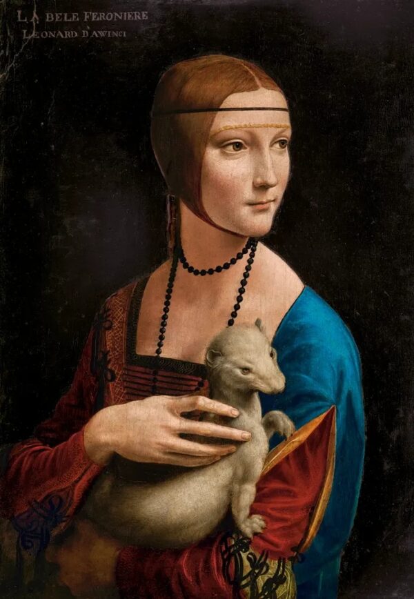 Пазл Castorland C-105168 Lady with the Ermine, Leonardo da Vinci, 1000 элементов