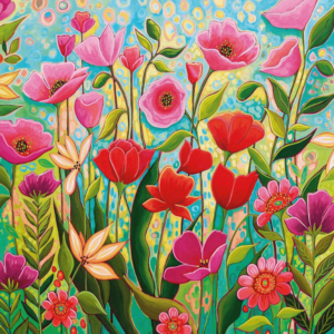 Пазлы цветы